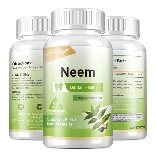 Neem capsule 650mg - neem,